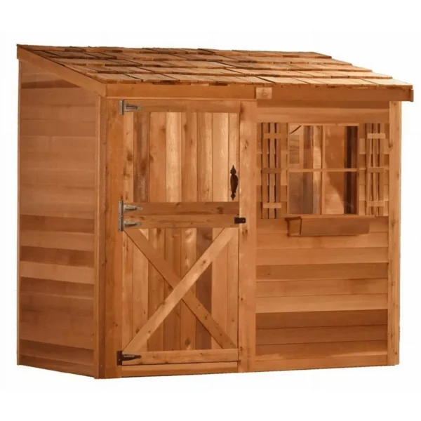 Cedarshed Bayside 8×4 Lean To Storage Shed