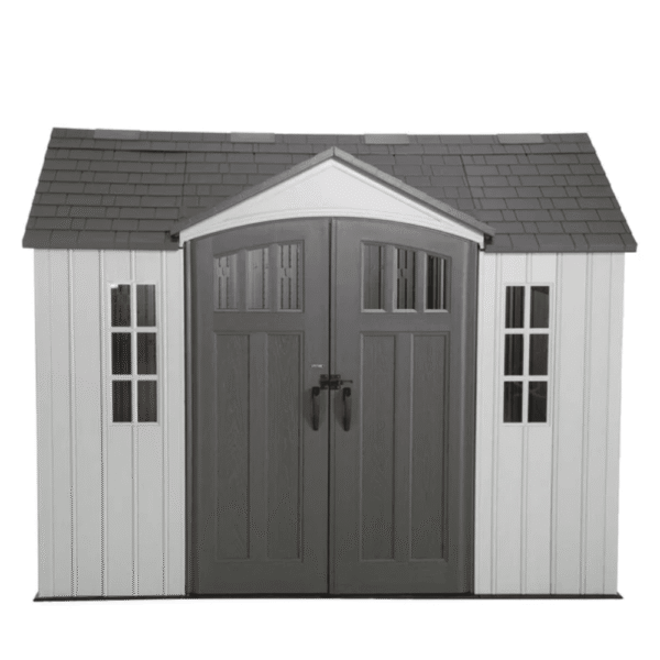 Lifetime 10′ x 8′ Outdoor Storage Shed, Gray