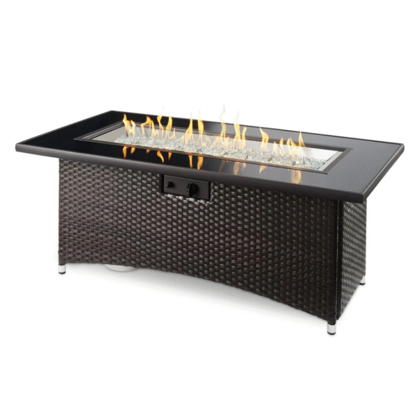 The Outdoor GreatRoom Company Montego 59-Inch Linear Propane Gas Fire Pit Table