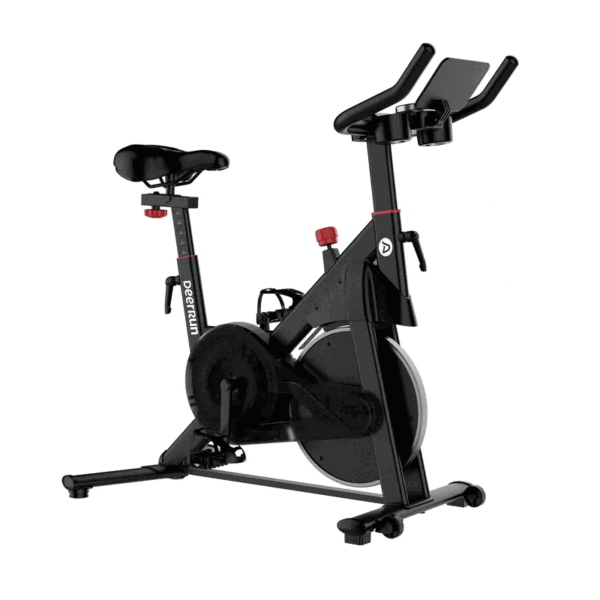 DeerRun S500 Pro King Size Indoor Exercise Bike for Tall Riders 32 Magnetic Adjustable Resistance, LED Screen