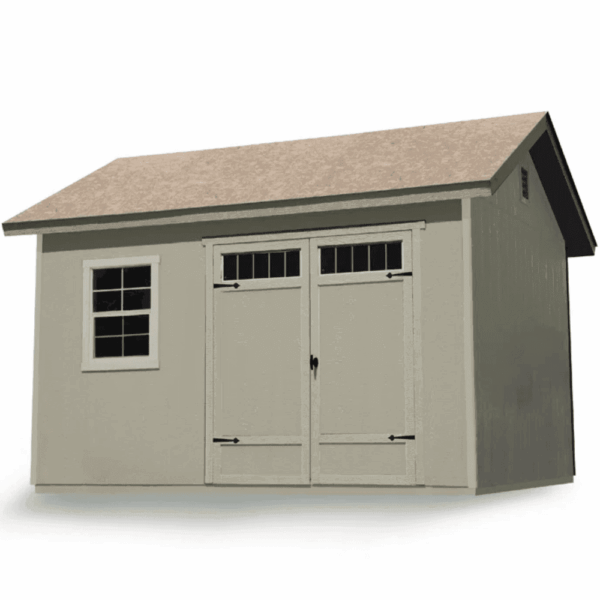 Beachwood 10 ft. x 12 ft. Outdoor Wood Shed