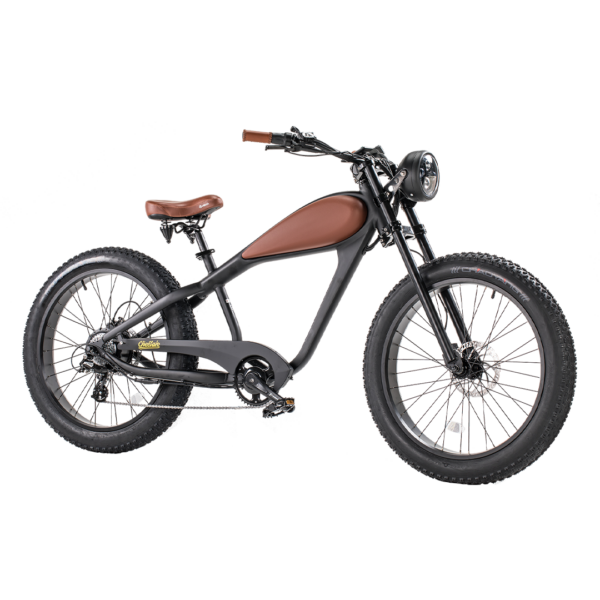Revi Bikes Cheetah 48V 750W Hub Motor Fat Tire Electric Cruiser Bike