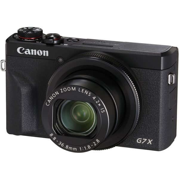 Canon PowerShot G7 X Mark III Digital Camera with 20.1MP CMOS Sensor, 4K UHD Video, Wi-Fi & Bluetooth