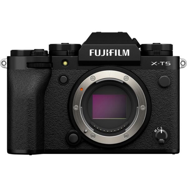 FUJIFILM X-T5 Mirrorless Camera (Black) with 40.2MP X-Trans CMOS 5 HR Sensor & 6.2K Video