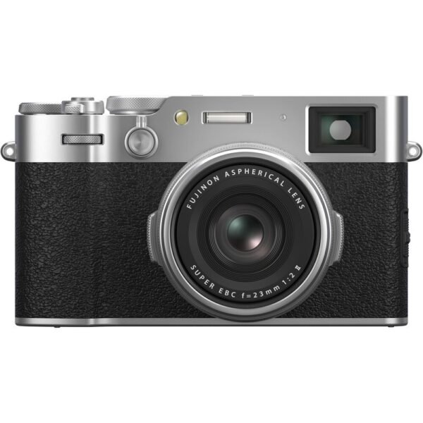 FUJIFILM X100VI Digital Camera (Silver) with 40.2MP X-Trans CMOS 5 HR Sensor & 6.2K Video
