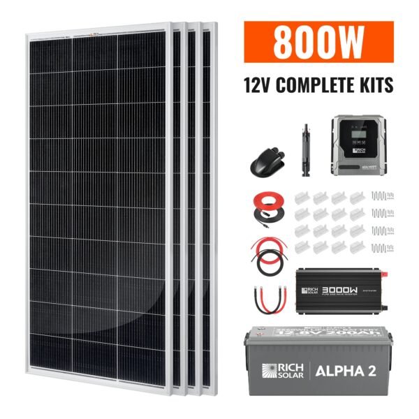 Complete RV Solar Kit 800W